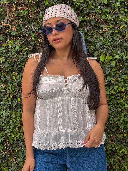 Fleur Top-Off White