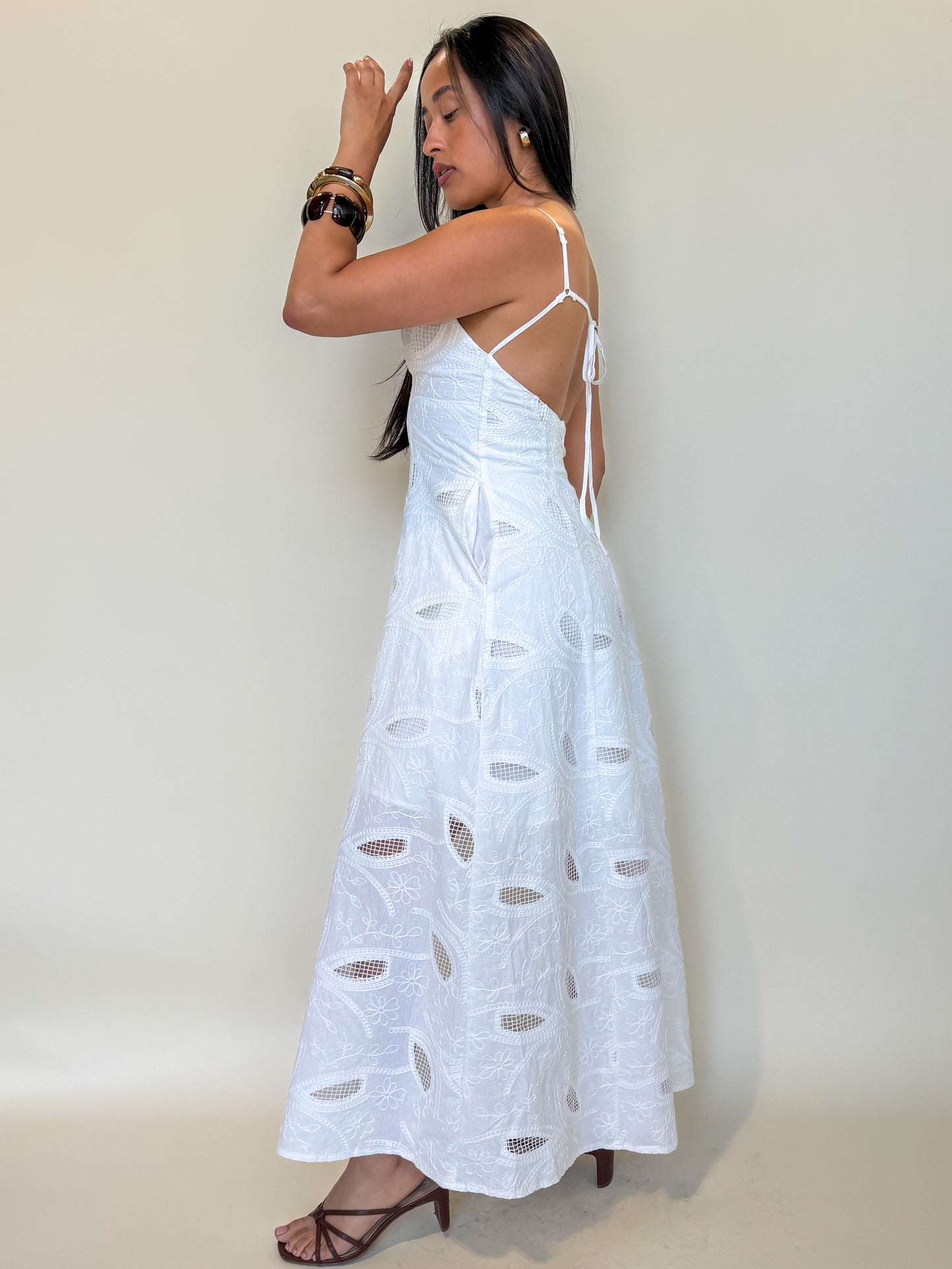 Stay Wild Dress-Off White