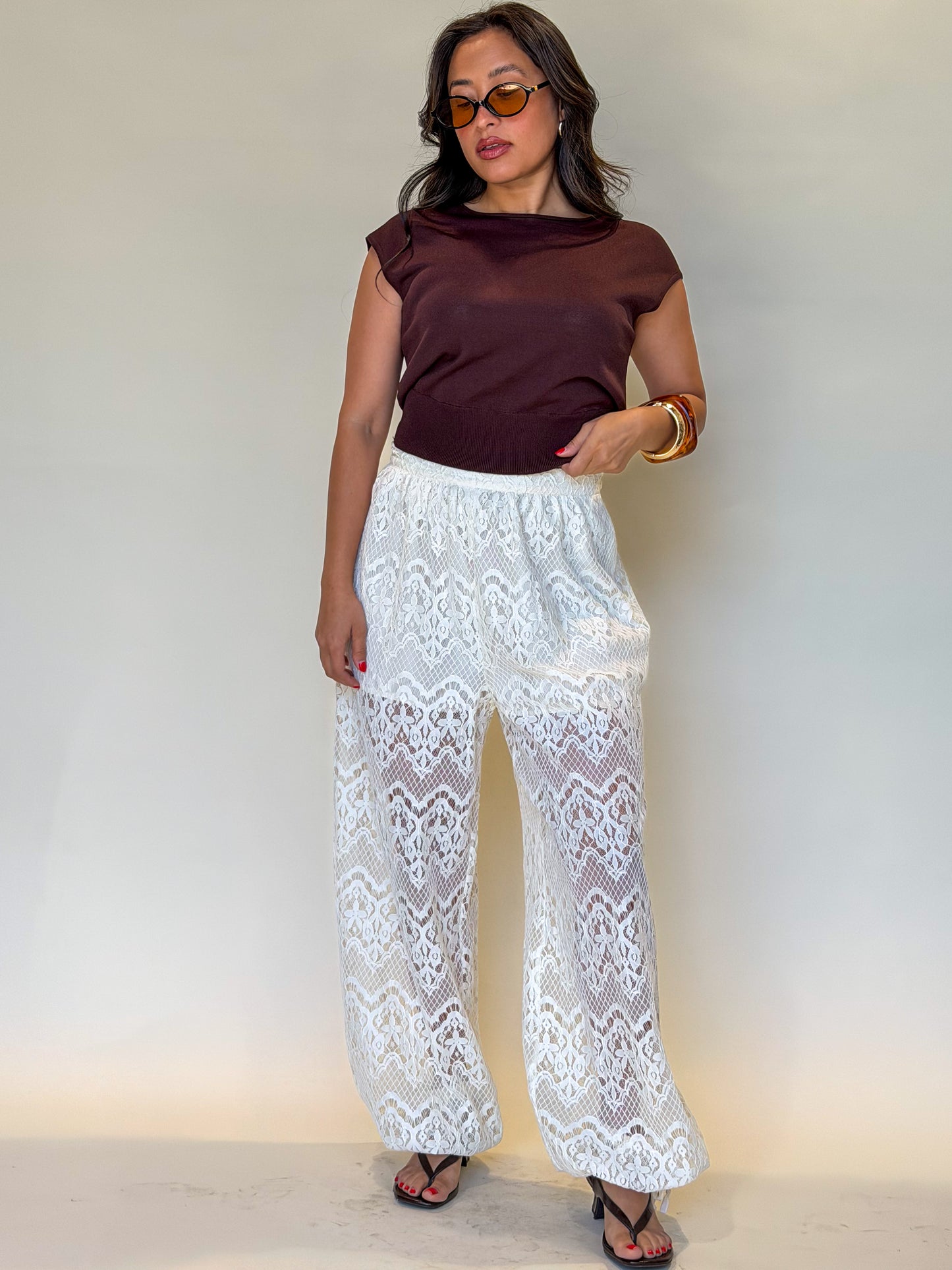 Inez Top-Brown