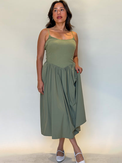 Jenna Dress-Olive