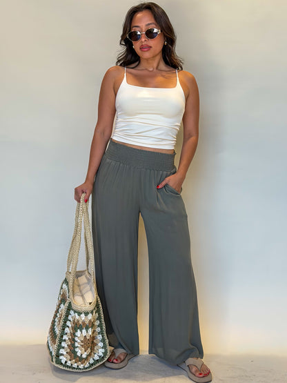 Never Miss Pant-Olive