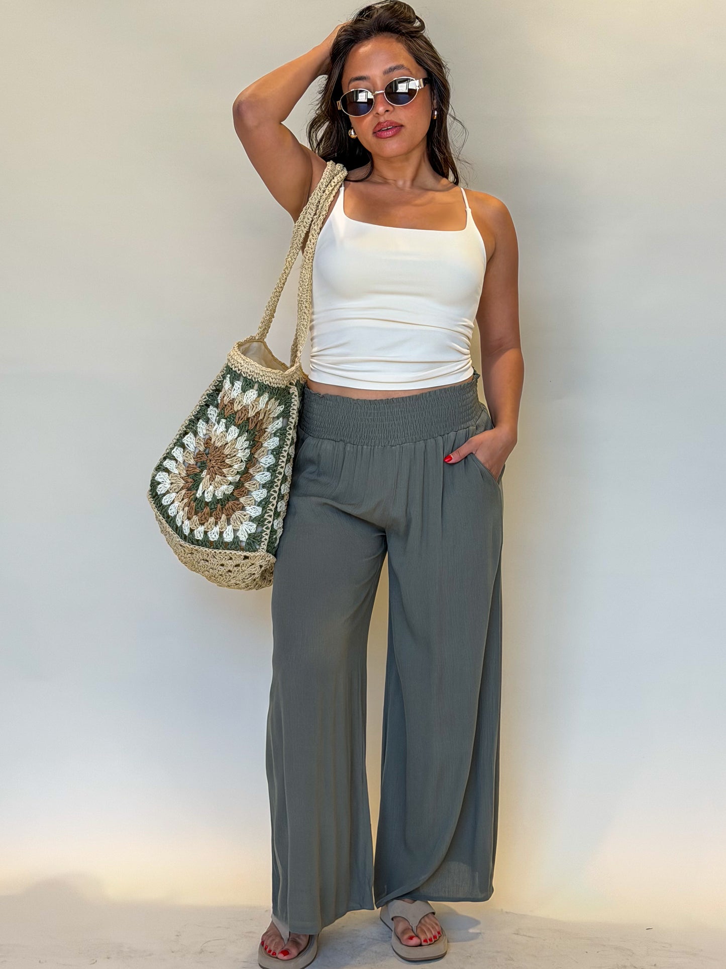 Never Miss Pant-Olive