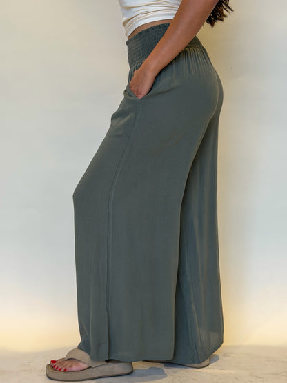 Never Miss Pant-Olive