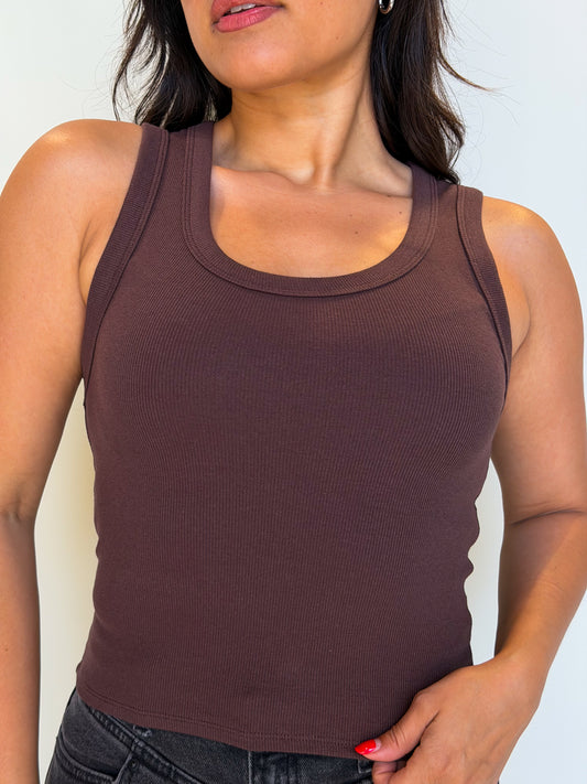Fresh Air Tank-Brown