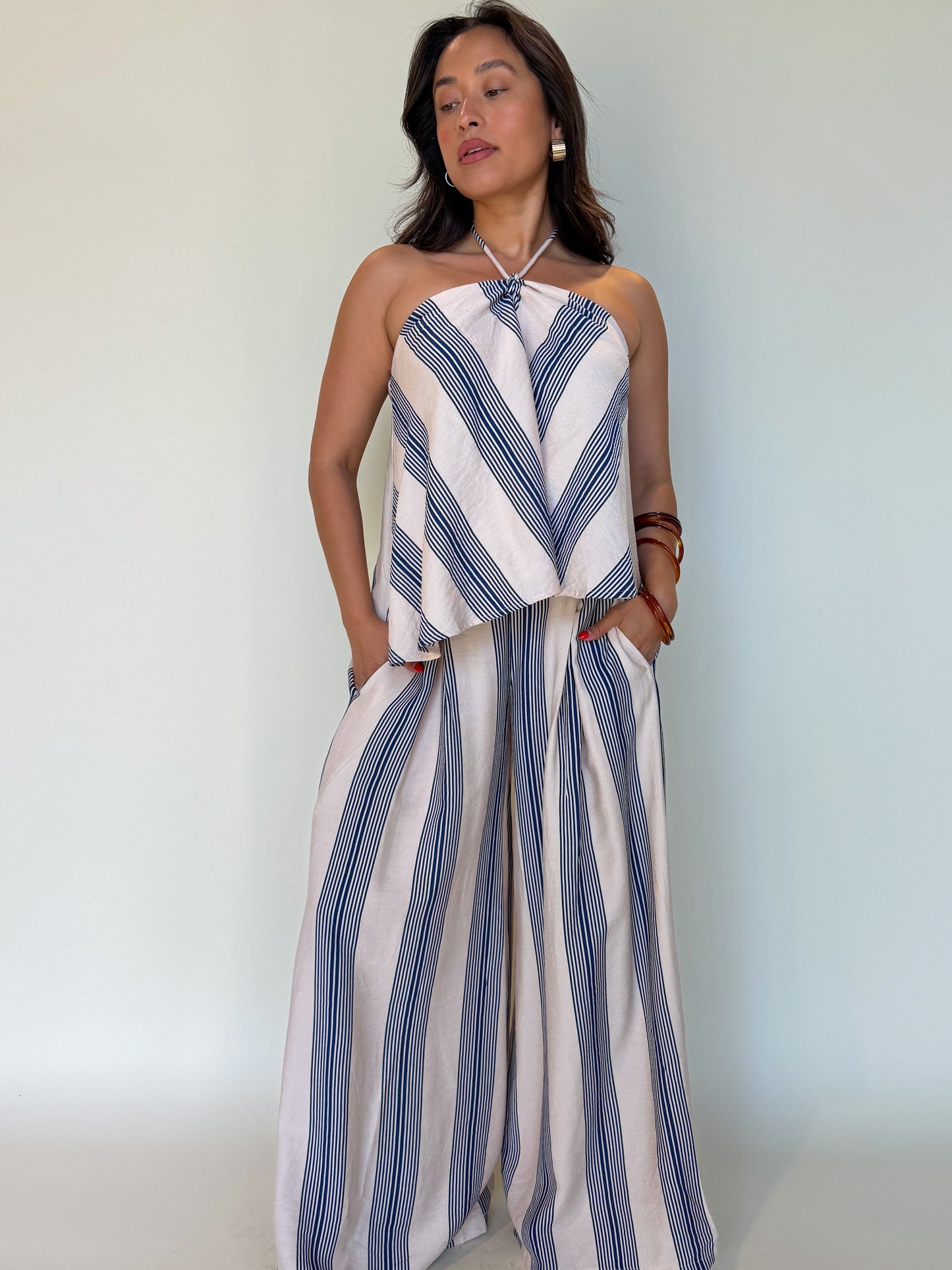 Sorelle Set-Natural Navy