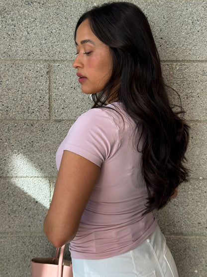 Soft Square Top-Blush
