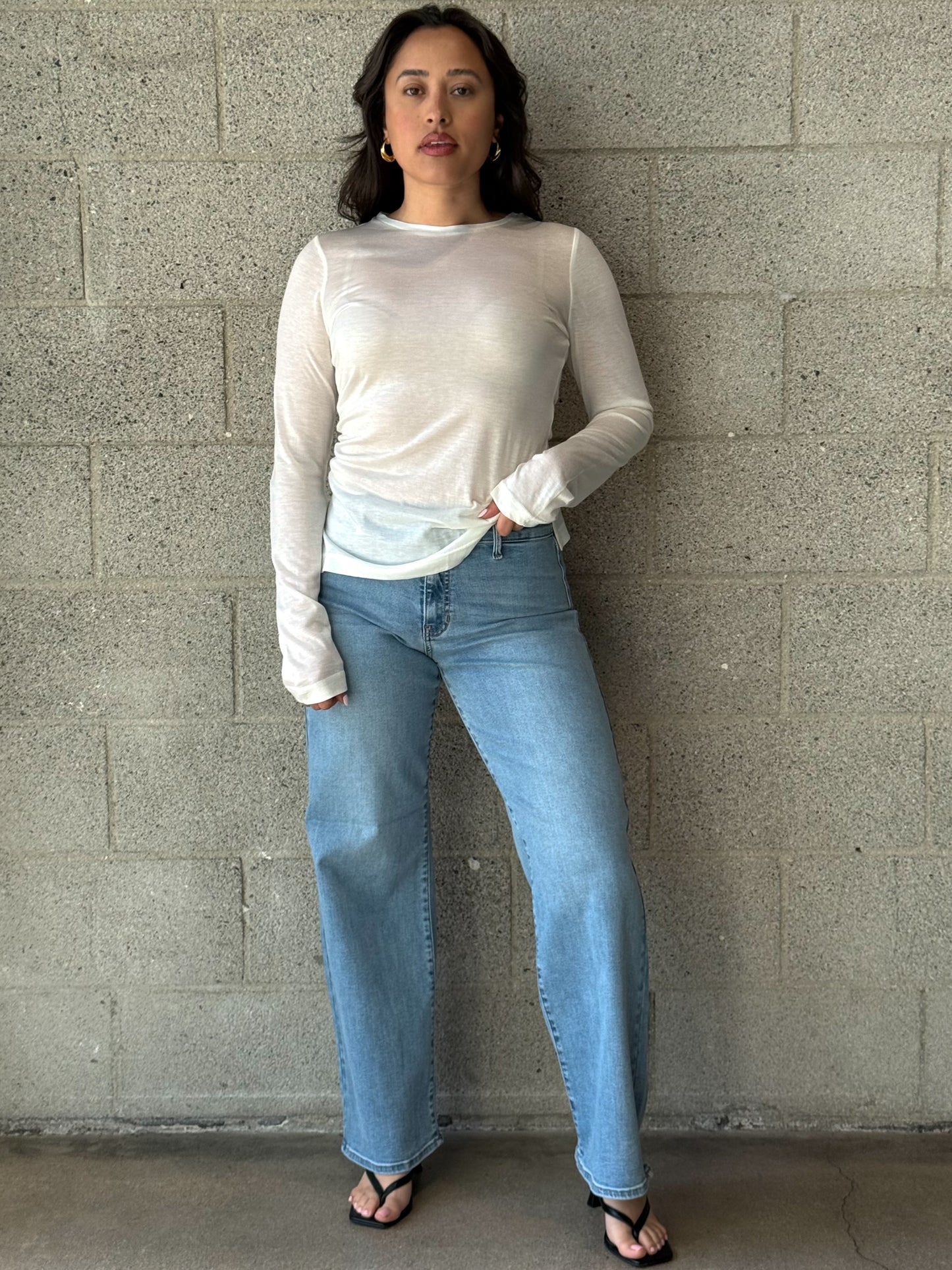 Say Less Top-White