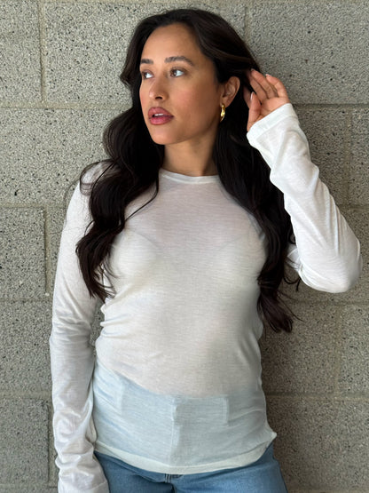 Say Less Top-White