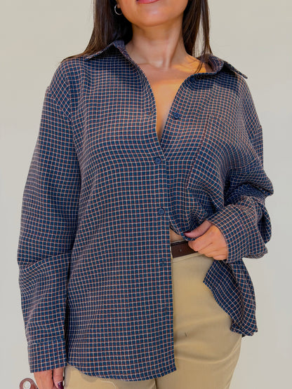Leni Top-Teal/Multi