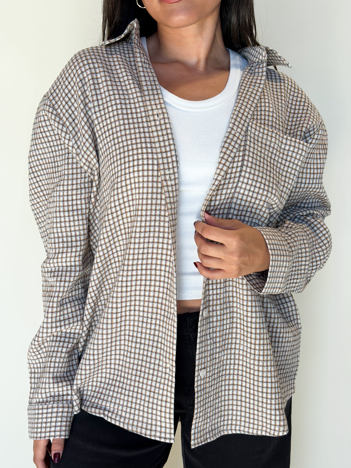 Leni Top-Cream/Mutli