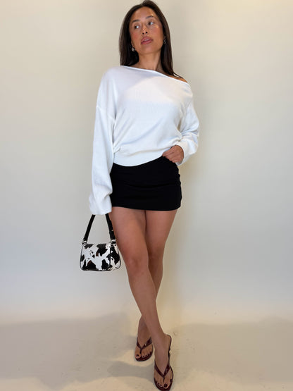 Next Move Sweater-White