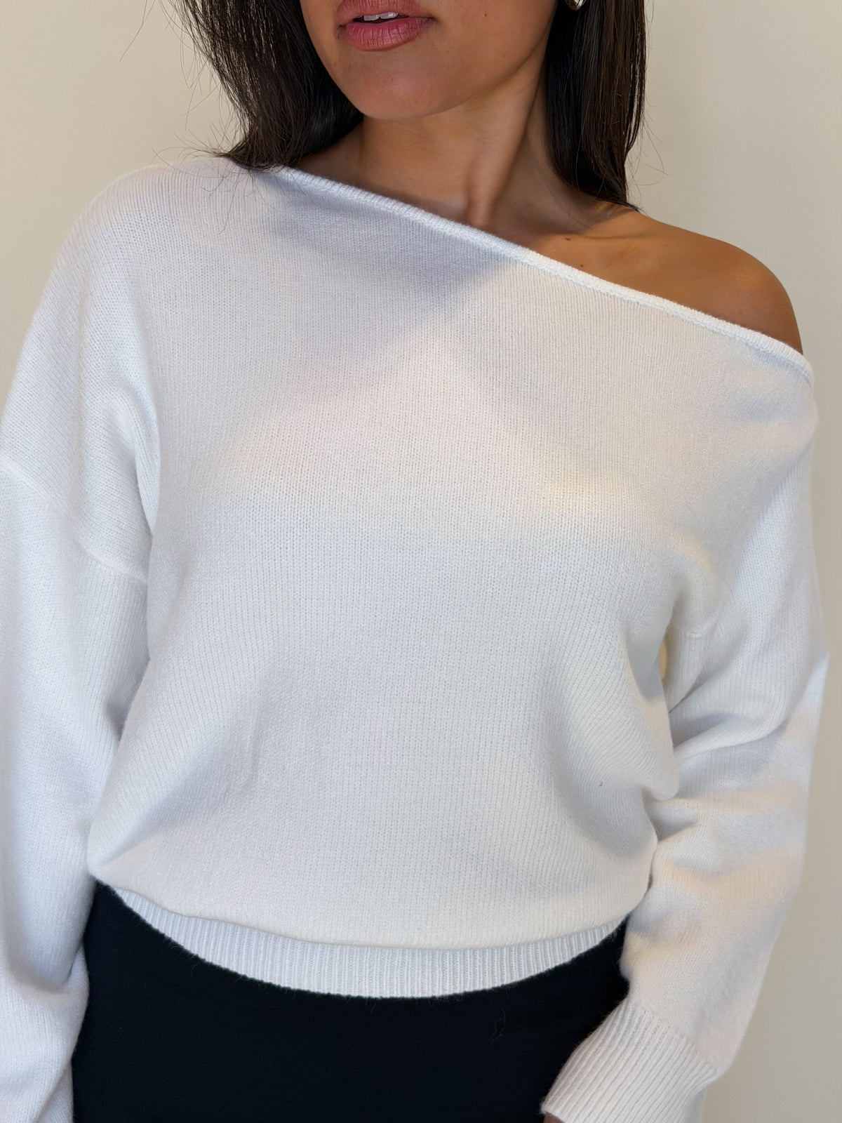 Next Move Sweater-White